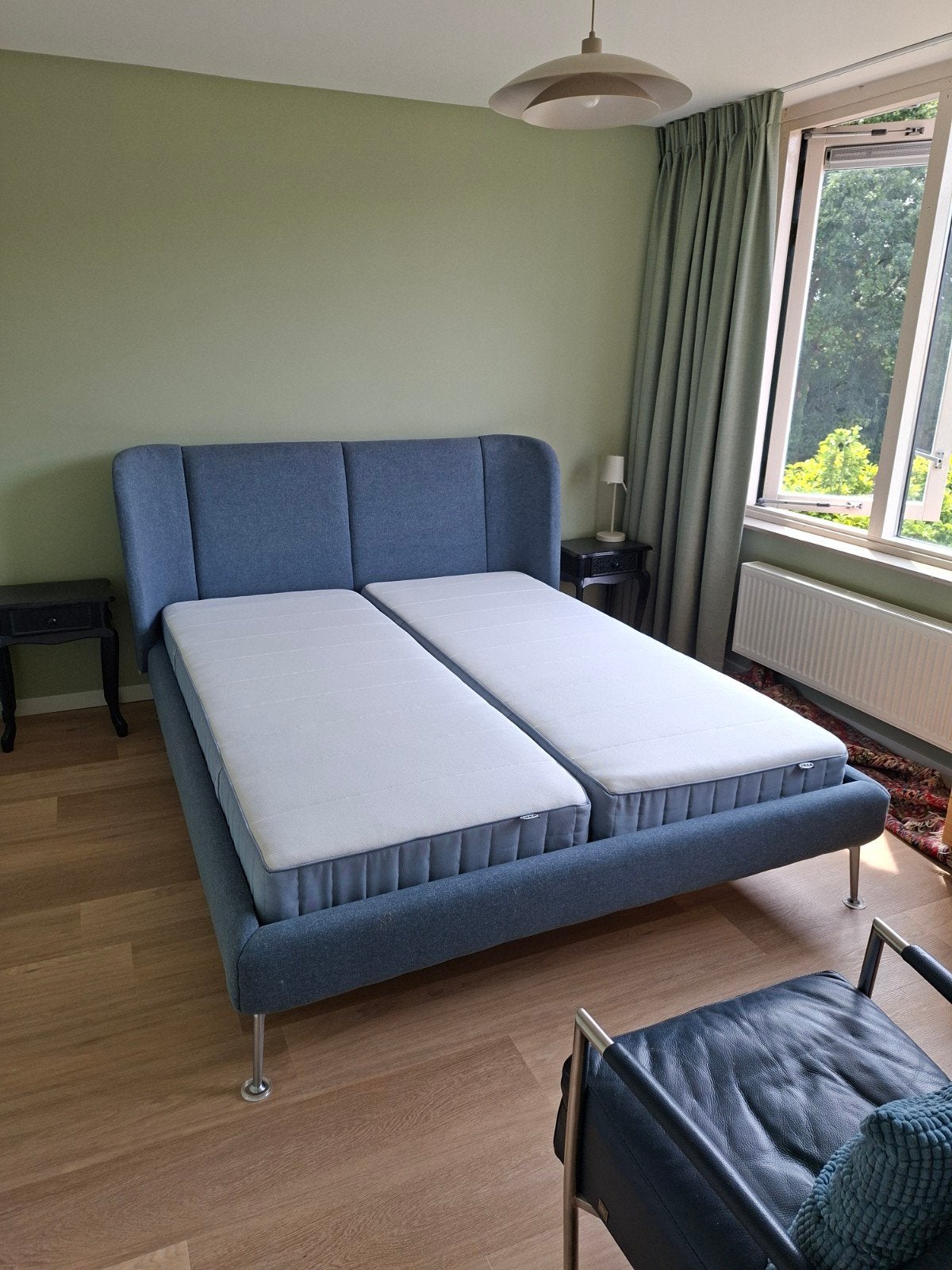 ikea Tufjord 160x200, Ophalen, Tweepersoons, Zo goed als nieuw, 200 cm