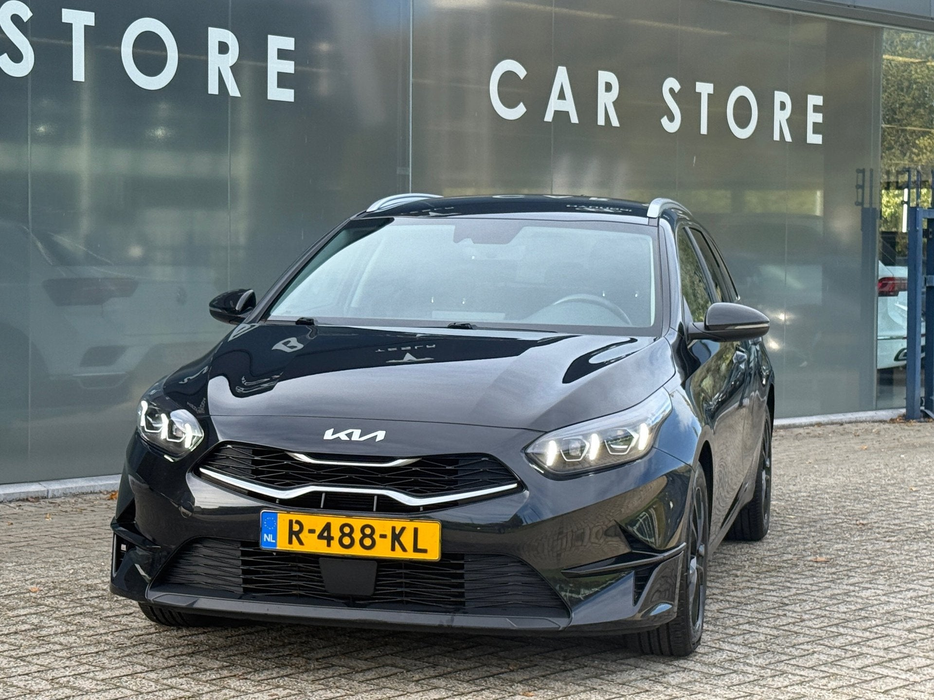 Kia Ceed Sportswagon 1.0 T-GDi MHEV DynamicPlusLine Navi|Car, Auto's, Dealer onderhouden, Gebruikt, 1309 kg, Leder en Stof