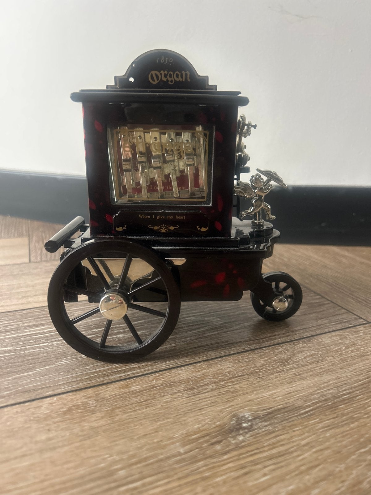 Vintage Draaiorgel Muziekdoos ofgan1850, Verzenden, Zo goed als nieuw