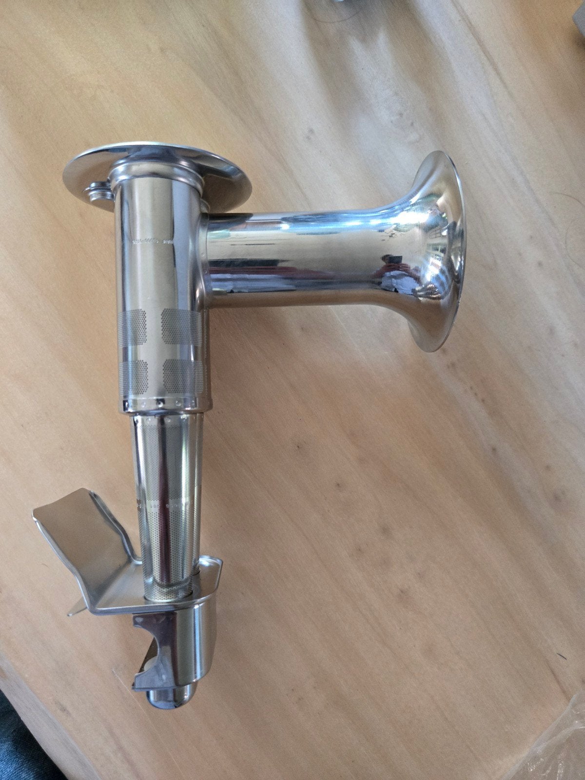 ANGEL JUICER ZEEF FILTER, Huis en Inrichting, Keuken | Keukenbenodigdheden, Overige typen, Zilver, Ophalen of Verzenden, Zo goed als nieuw