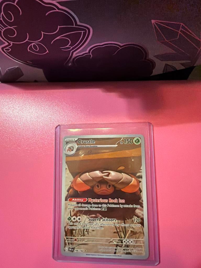 Crustle 168/182 - Pokémon Kaart, Ophalen of Verzenden, Zo goed als nieuw, Losse kaart