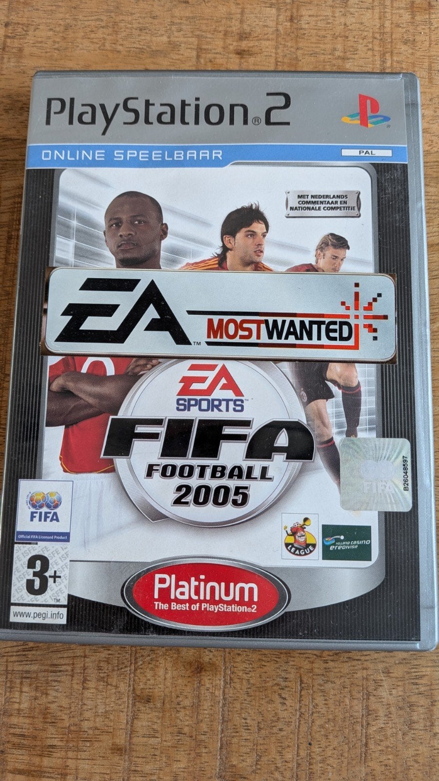 GRATIS FIFA Football 2005 Platinum - PlayStation 2, Spelcomputers en Games, Games | Sony PlayStation 2, Gebruikt, 2 spelers, Ophalen of Verzenden
