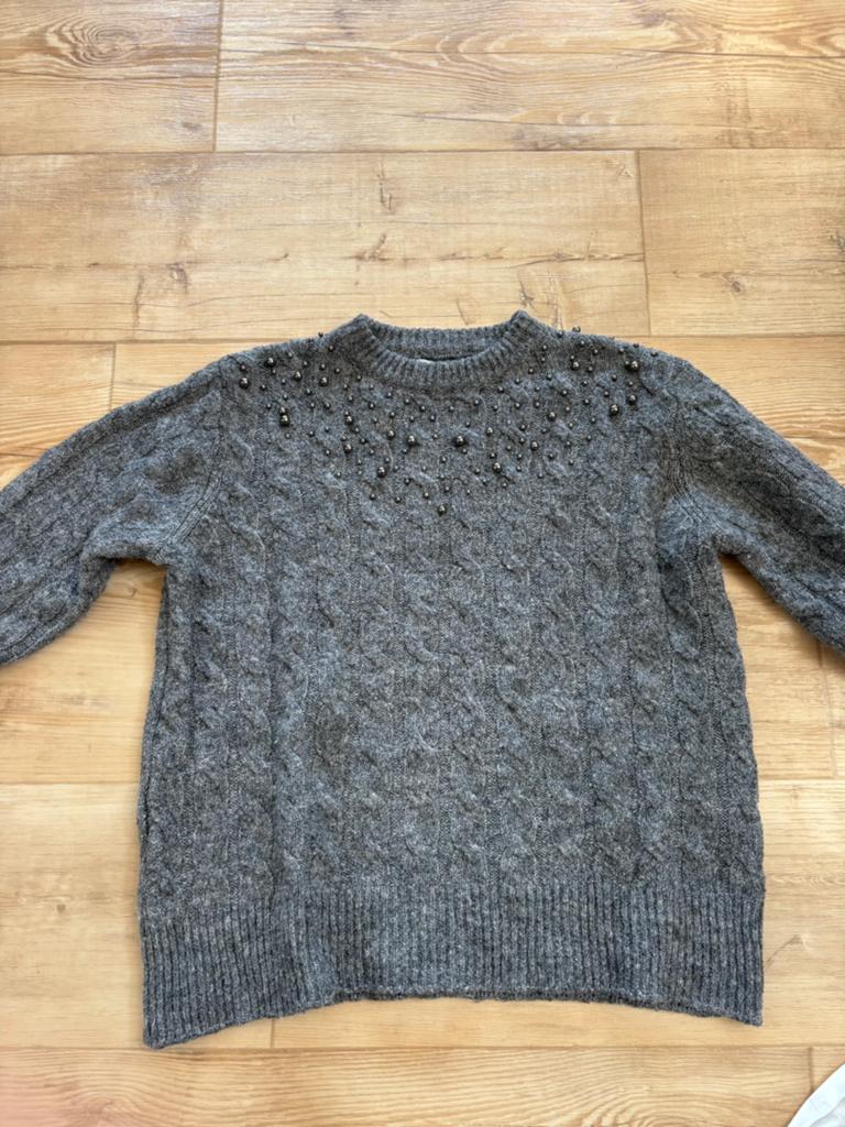 Mango trui, Kleding | Dames, Truien en Vesten, Ophalen of Verzenden, Zo goed als nieuw, Maat 36 (S), Grijs