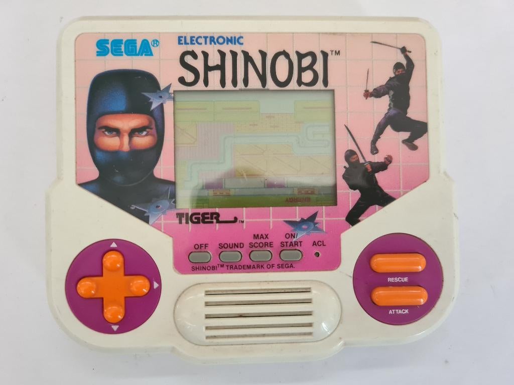 TIGER SEGA SHINOBI, Gebruikt, 1 speler, Ophalen of Verzenden, Vanaf 3 jaar