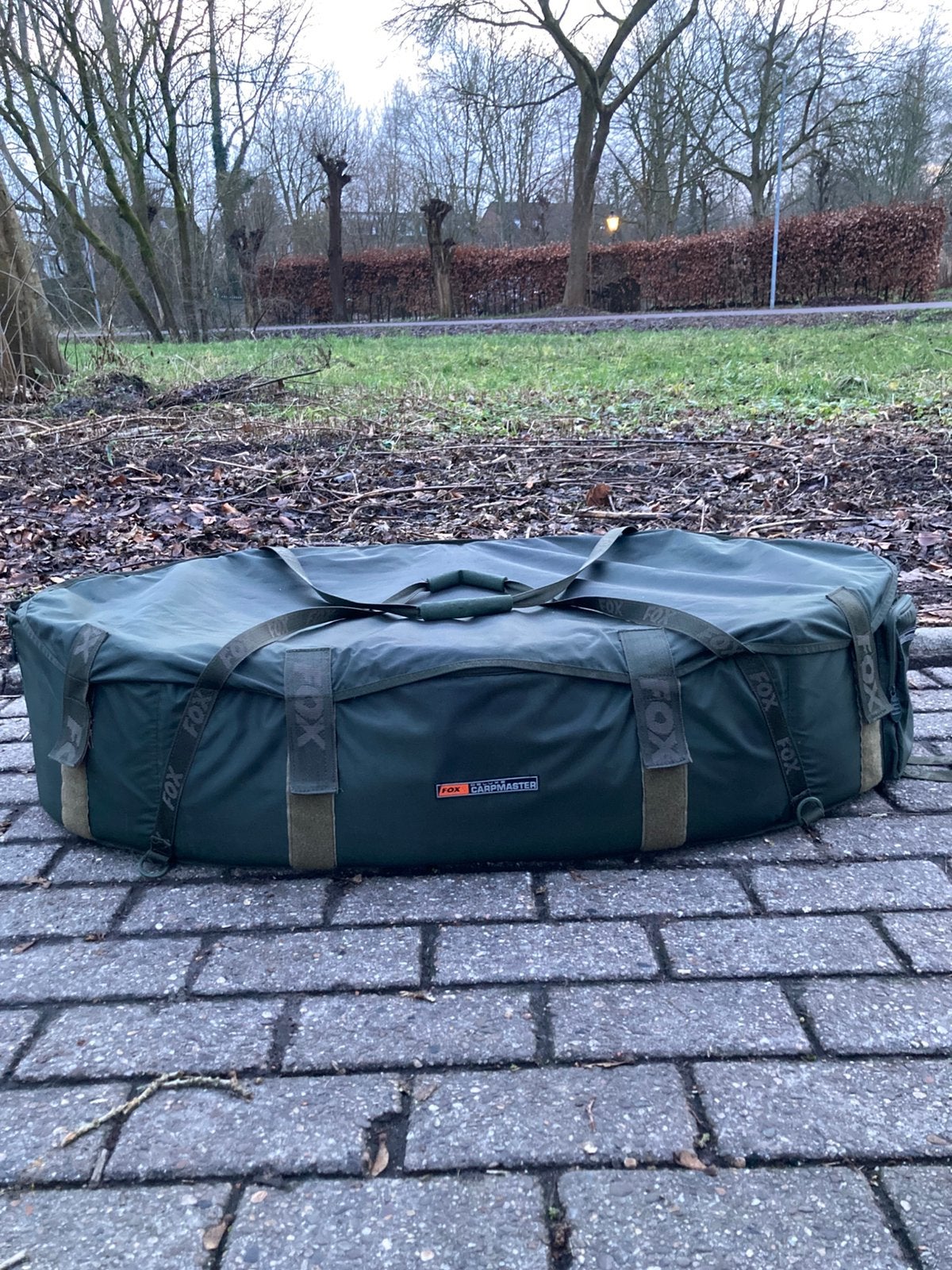 Fox Carpmaster Deluxe XL ruilen tegen Nash Scope Sling Mat, Watersport en Boten, Hengelsport | Karpervissen, Ophalen of Verzenden