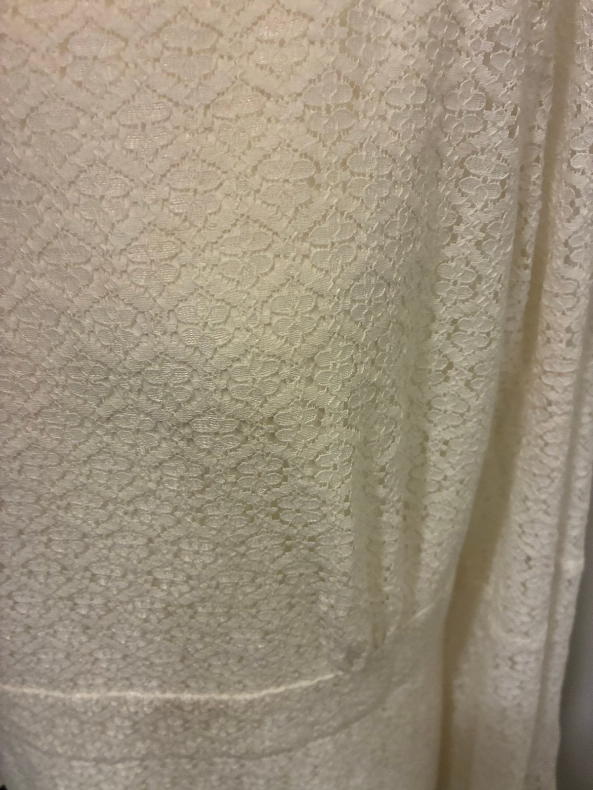 LaDress XXL off-white kanten jurk, gevoerd, zgan, Kleding | Dames, Jurken, Wit, Maat 46/48 (XL) of groter, Ophalen of Verzenden