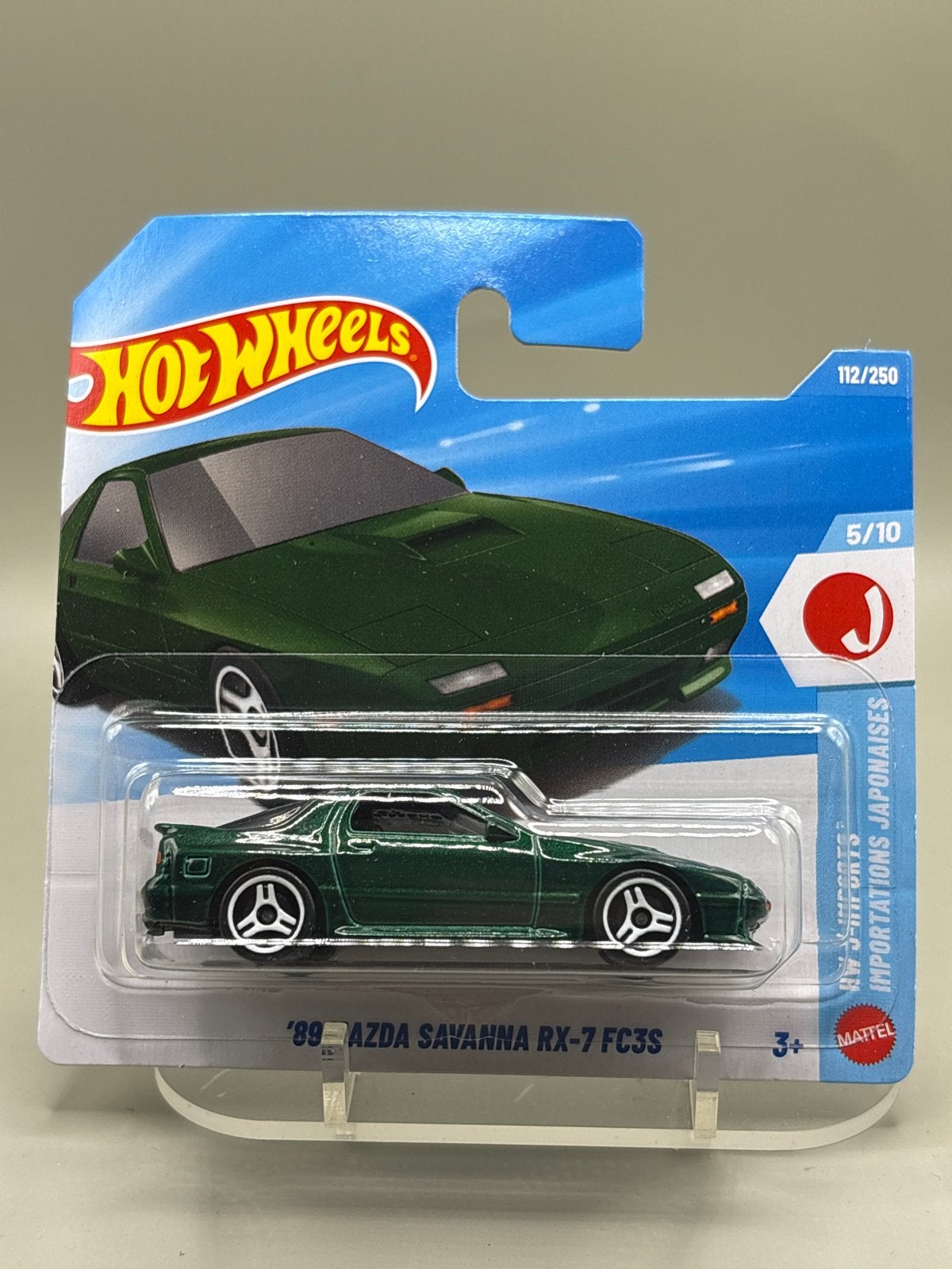 Hot Wheels '89 Mazda Savanna RX-7 FC3S - Groen (2026), Auto, Nieuw, Ophalen of Verzenden, Mattel