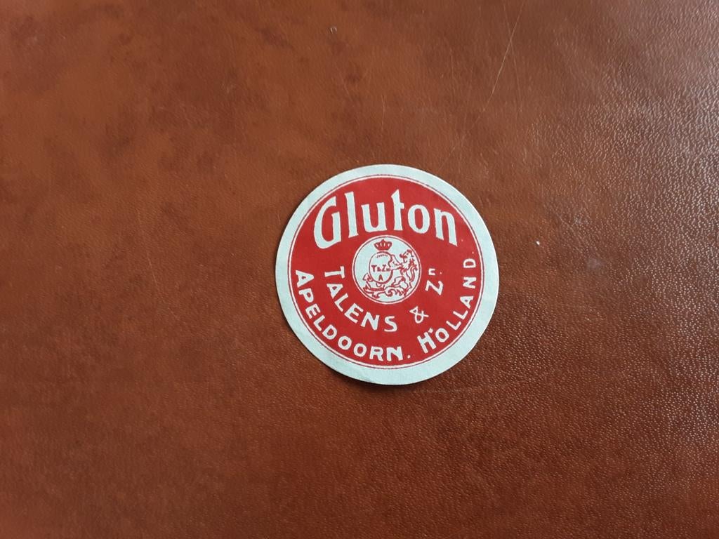 Sluitzegel Gluton Talens & zn Apeldoorn, Verzamelen, Ophalen of Verzenden