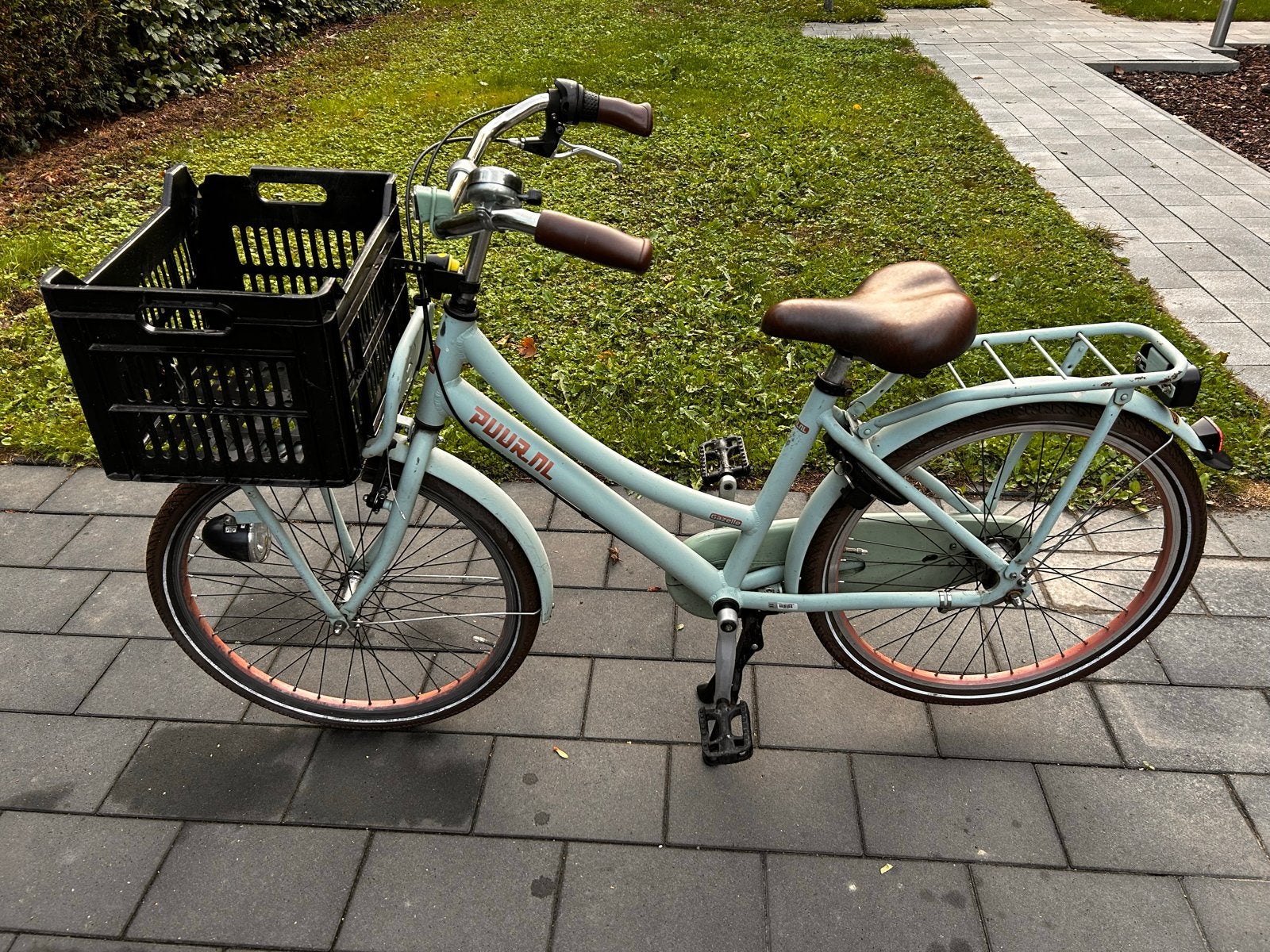 Gazelle Puur kinderfiets met 3 nexus versnellingen, Gebruikt, Velgrem, Handrem, Ophalen