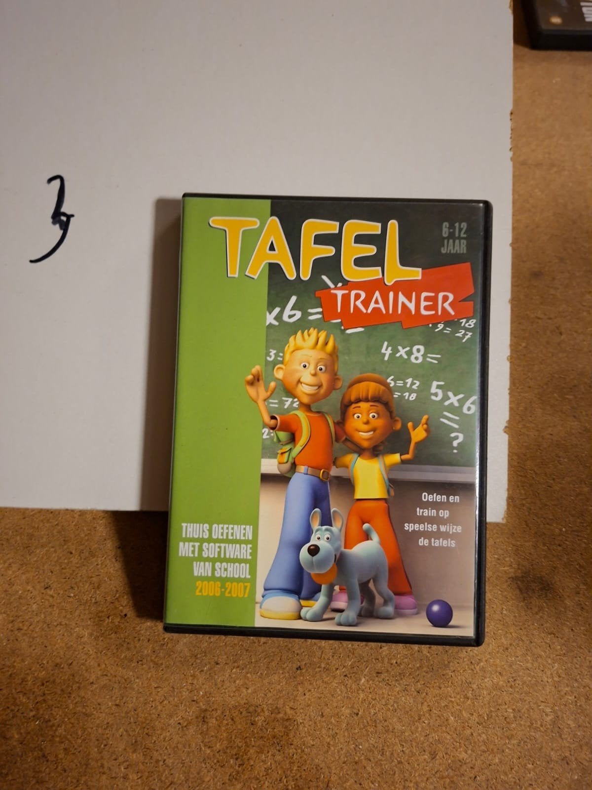 Tafel Trainer Software 2006-2007 (6-12 jaar), Computers en Software, Ophalen of Verzenden, Gebruikt, Wiskunde cursus, Windows