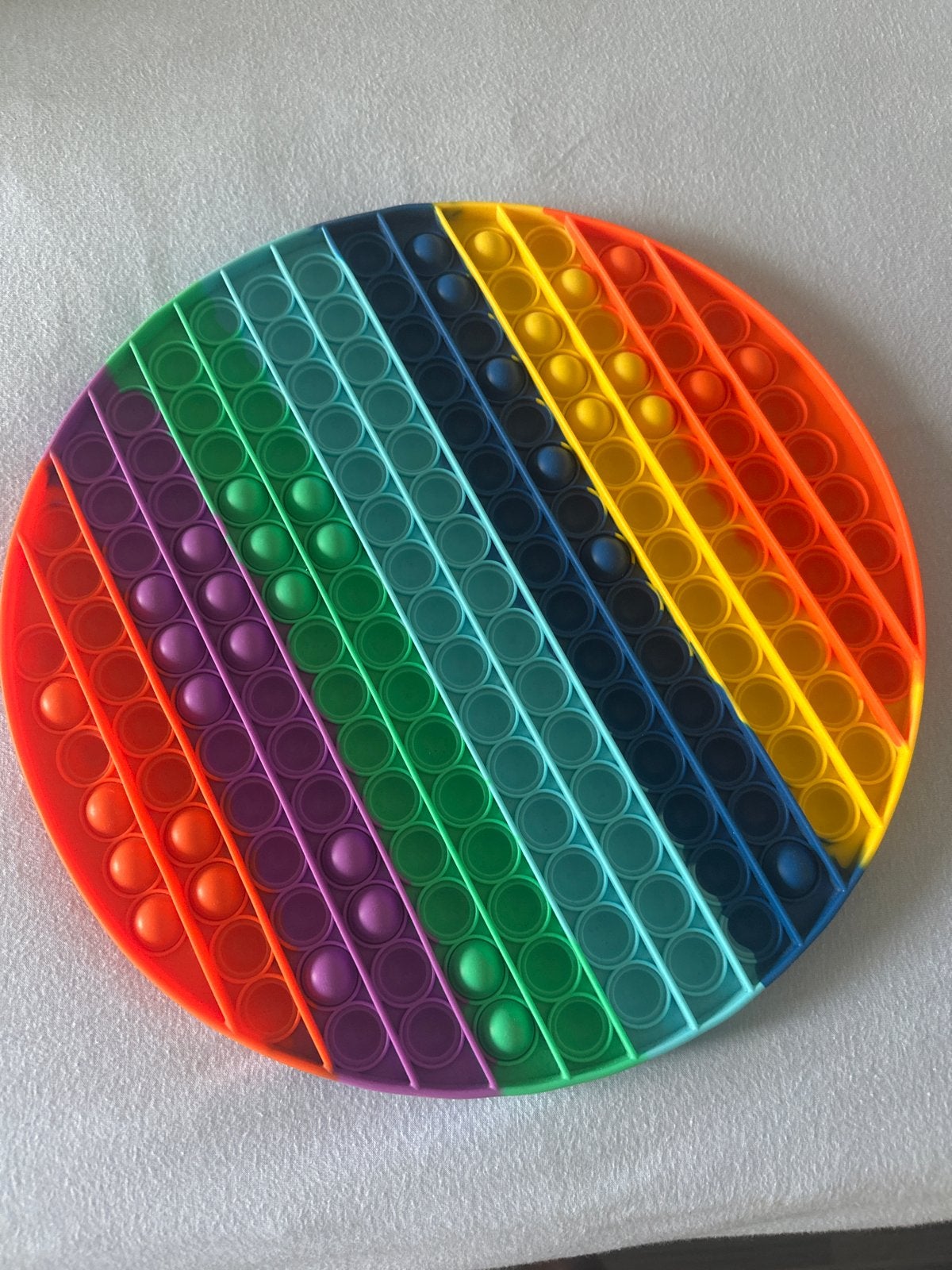 Grote Regenboog Pop It Fidget Speelgoed - Rond, Ophalen of Verzenden, Nieuw, Jongen of Meisje