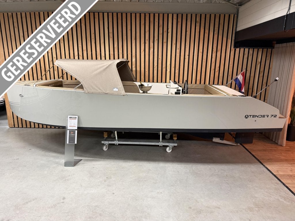 Nieuwe! ATENDER 72 '42PK VETUS' BOEGSCHR AUDIO! LED CARBON!