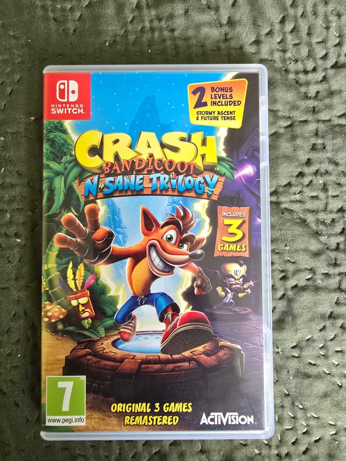 Crash Bandicoot Nsane trilogy switch, Spelcomputers en Games, Avontuur en Actie, 1 speler, Ophalen of Verzenden, Zo goed als nieuw