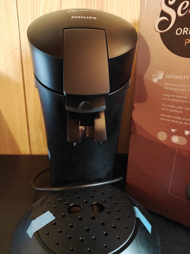 Philips Senseo Original Plus CSA210/61 Zwart NIEUW, Witgoed en Apparatuur, Ophalen of Verzenden, 4 tot 10 kopjes, Koffiepads en cups