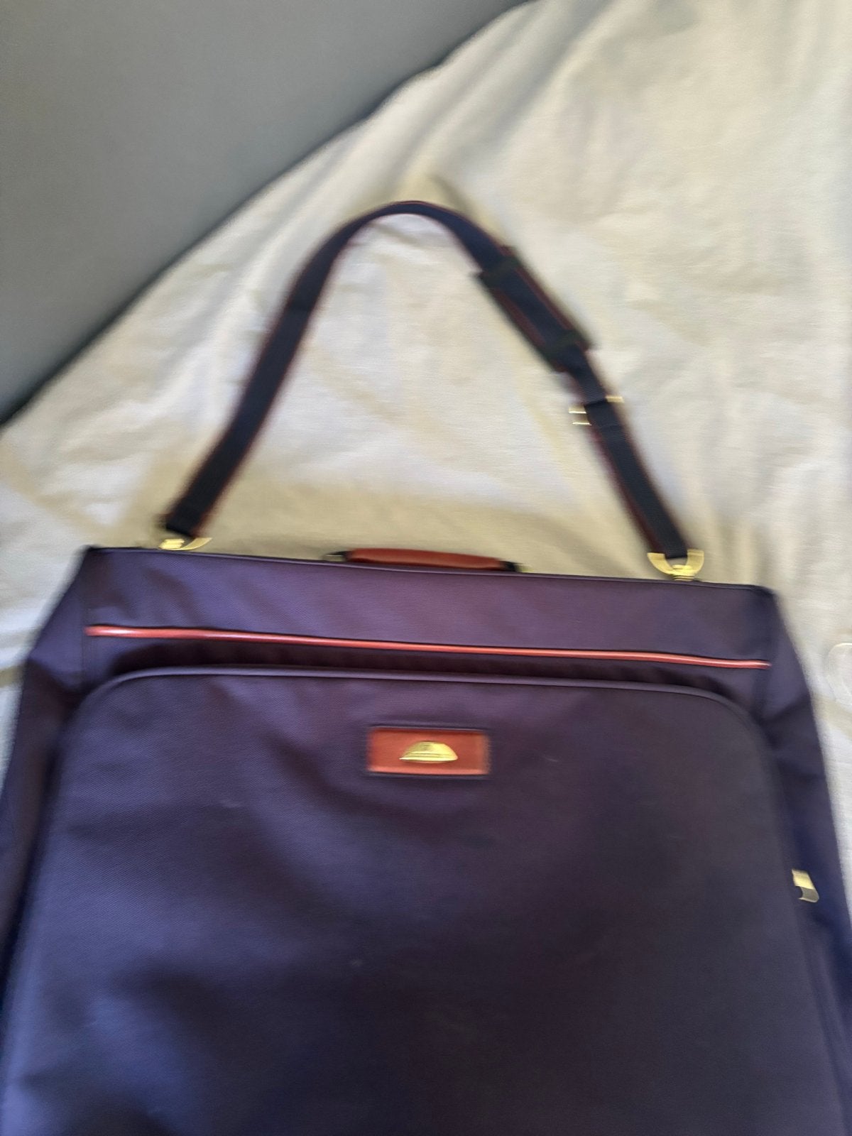 Samsonite maatpakken tas/ kledinghoes/reistas, 30 cm of meer, Gebruikt, Blauw, Ophalen of Verzenden