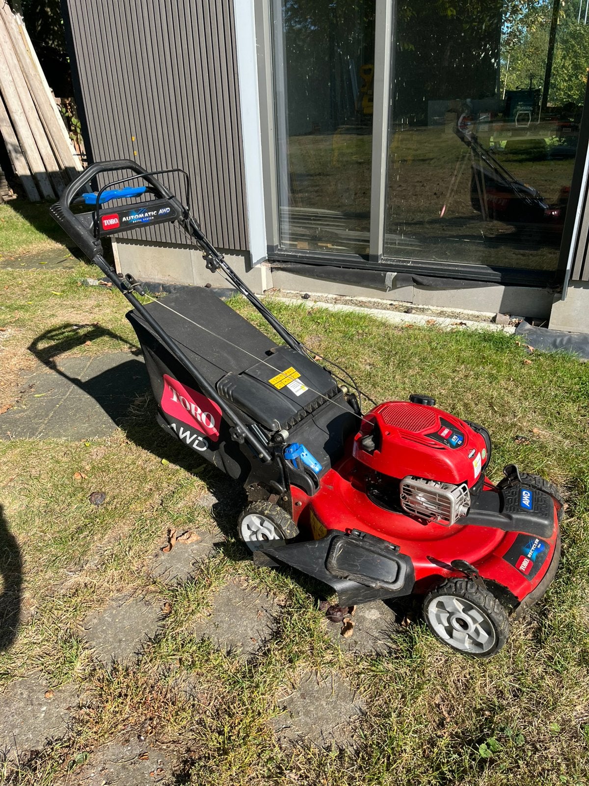 Toro Recycler Grasmaaier 55 cm - 4 AWD  - zelfrijdend +beurt, Tuin en Terras, Ophalen, Gebruikt