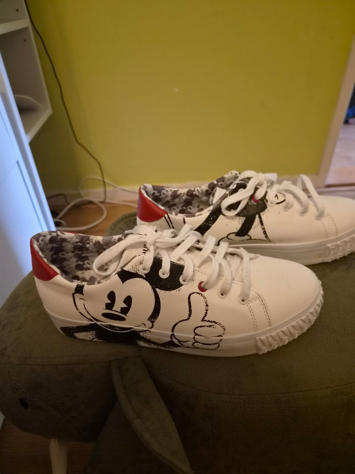 Desigual x Disney Mickey Mouse sneakers - maat 41, Wit, Ophalen of Verzenden, Desigual, Sneakers of Gympen