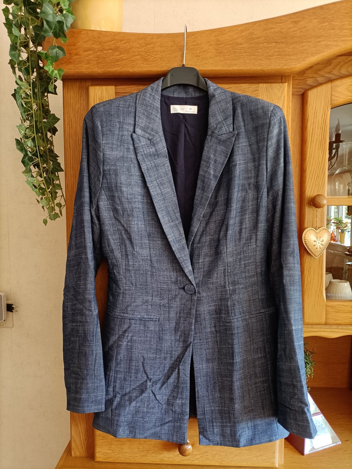 Jeans blauw jasje van Primark, maat M, Maat 38/40 (M), Blauw, Ophalen of Verzenden, Zo goed als nieuw
