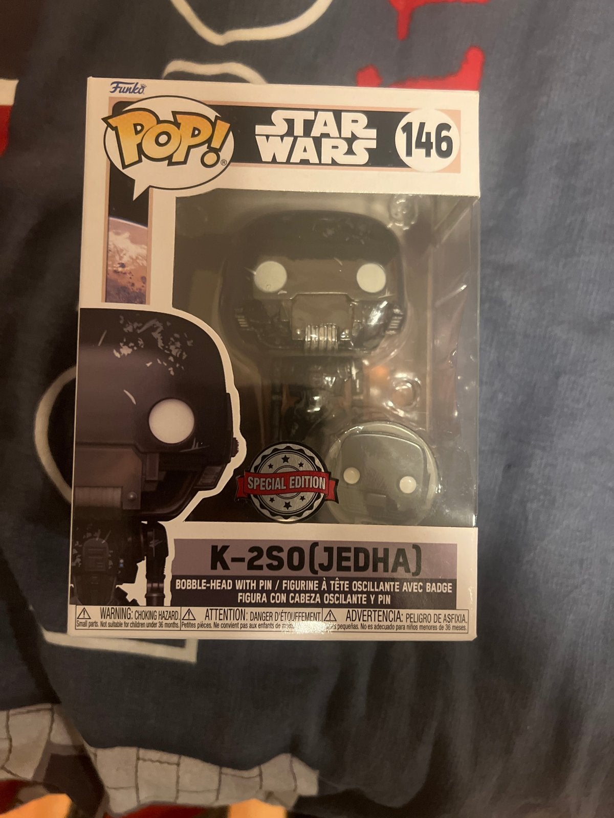 Funko Pop! Star Wars K-2SO (Jedha) #146 Special Edition, Ophalen of Verzenden, Zo goed als nieuw