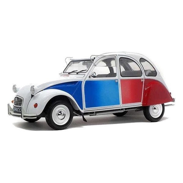 Citroen 2CV Cocorico 1986 Wit Schaal 1/18 Norev, Auto, Norev, Ophalen of Verzenden, Norev