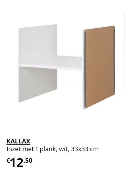 Kallax INSERTS - VARIOUS, Ophalen, Gebruikt, 50 tot 100 cm, Minder dan 100 cm