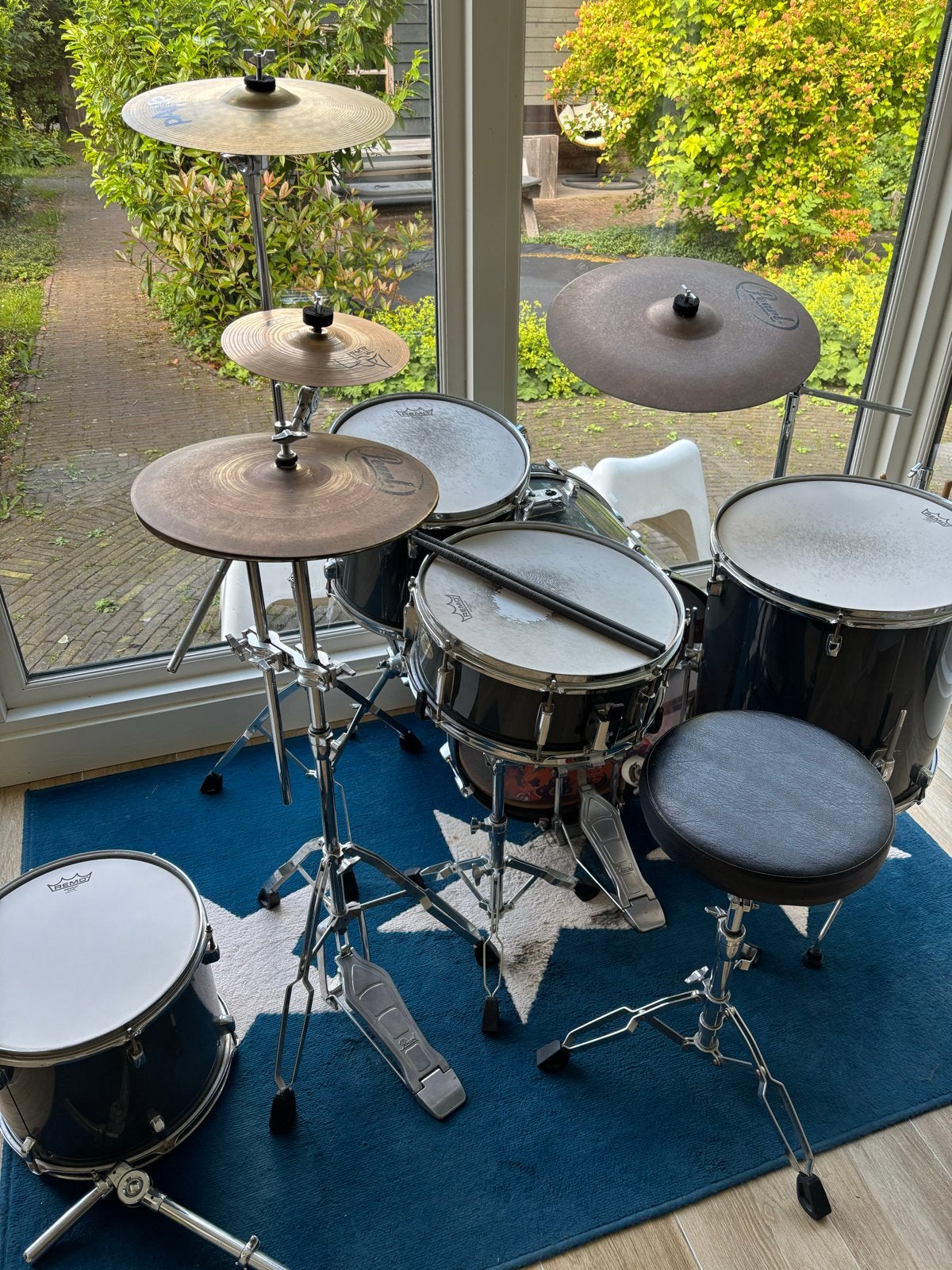 Compleet Drumstel voor beginners Pearl Forum Series, Ophalen, Gebruikt, Pearl