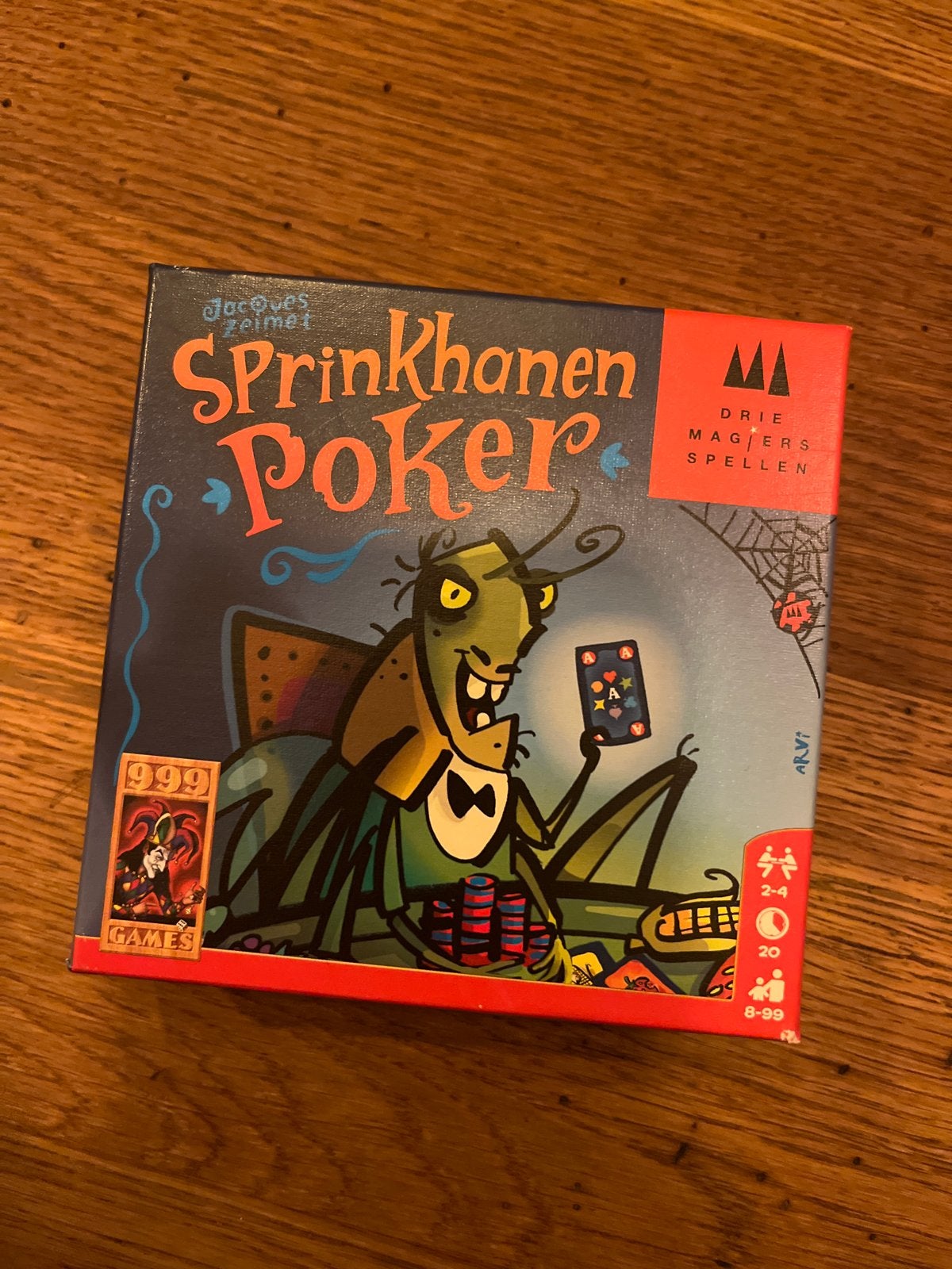 Sprinkhanen Poker - Leuk kaartspel voor het hele gezin, Een of twee spelers, Ophalen of Verzenden, Nieuw