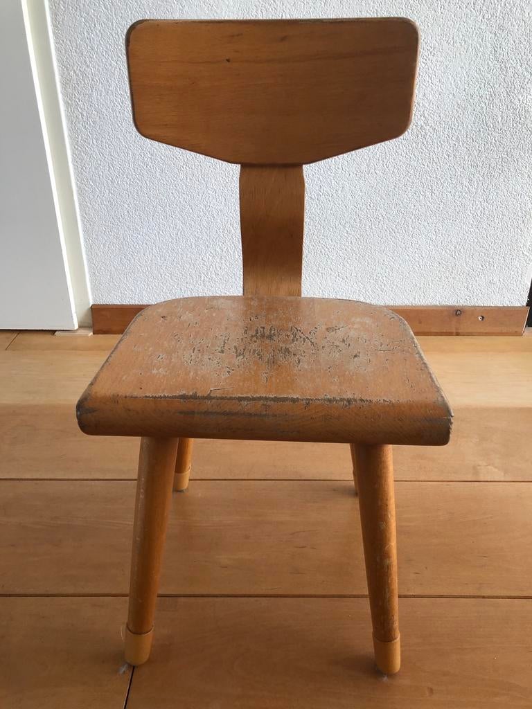 Schilte kinderstoel / schoolstoel, Kinderen en Baby's, Kinderkamer | Tafels en Stoelen, Ophalen, Gebruikt, Stoel(en)