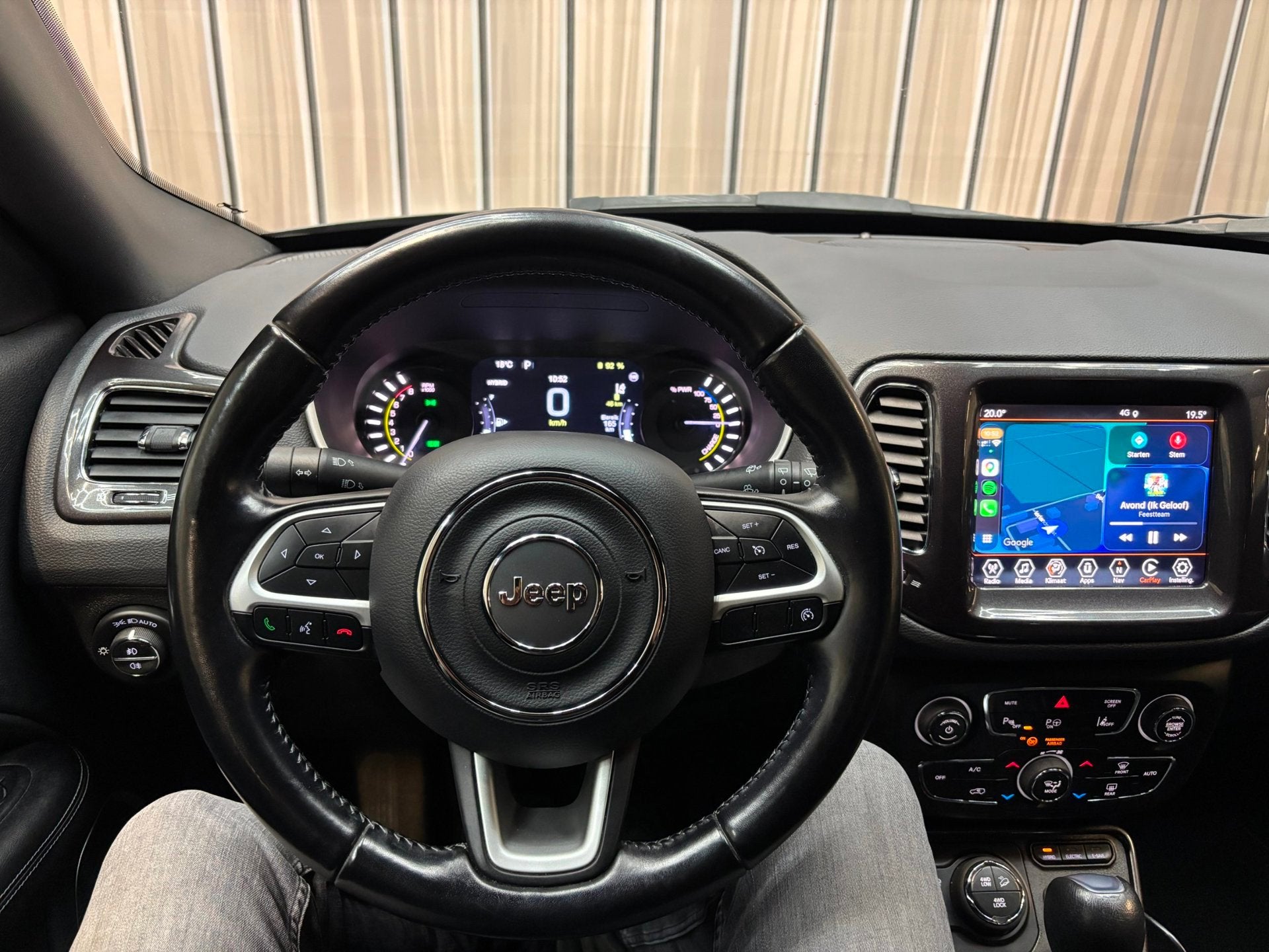 Jeep COMPASS 4xe 240 Plug-in Hybrid Electric S|Leer|Carplay|, Auto's, Automaat, 4 cilinders, Bedrijf, Vierwielaandrijving