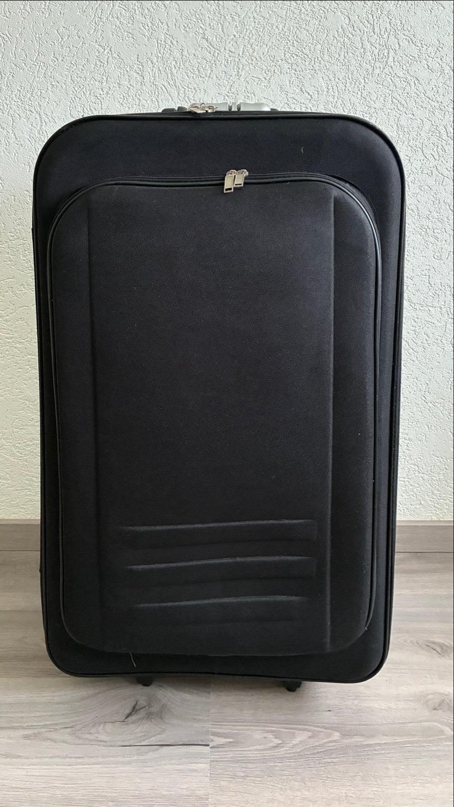 Grote Zwarte Koffer 86x50x32cm met Cijferslot en Wieltjes, 30 cm of meer, Gebruikt, Zwart, Ophalen of Verzenden