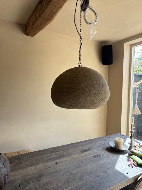 2 stoere sobere landelijke hanglampen japandi wabi sabi, Ophalen, Overige materialen, Nieuw, Japandi wabi sabi