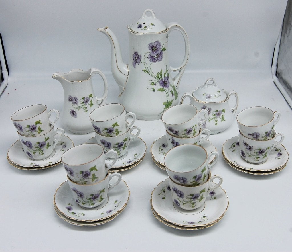 Mooie koffieservies., Antiek en Kunst, Antiek | Servies compleet, Ophalen of Verzenden