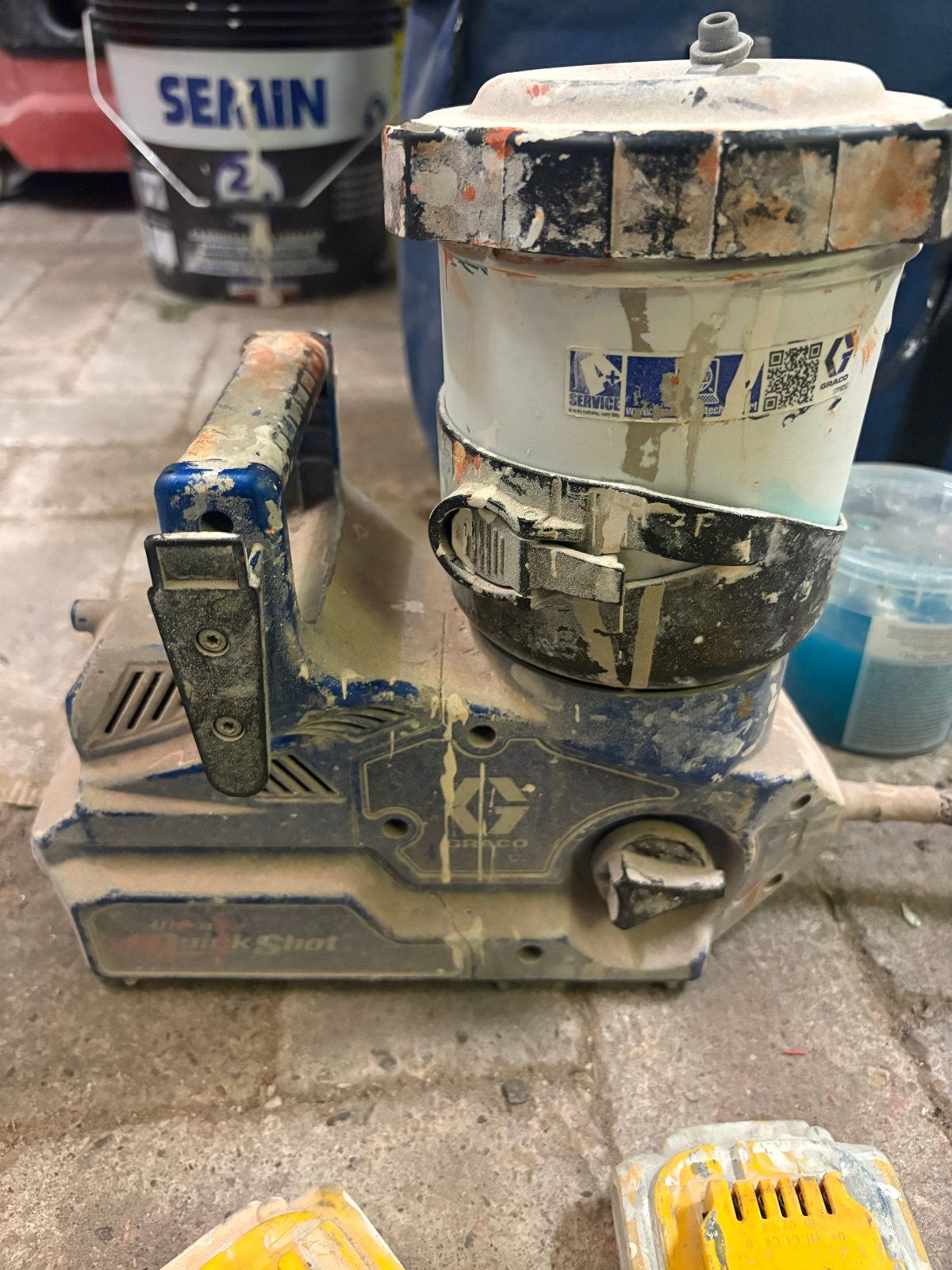 Graco QuickShot Verfspuit - Compleet met Accu's en Lader, Ophalen, Gebruikt, Verfspuit of Verfpomp