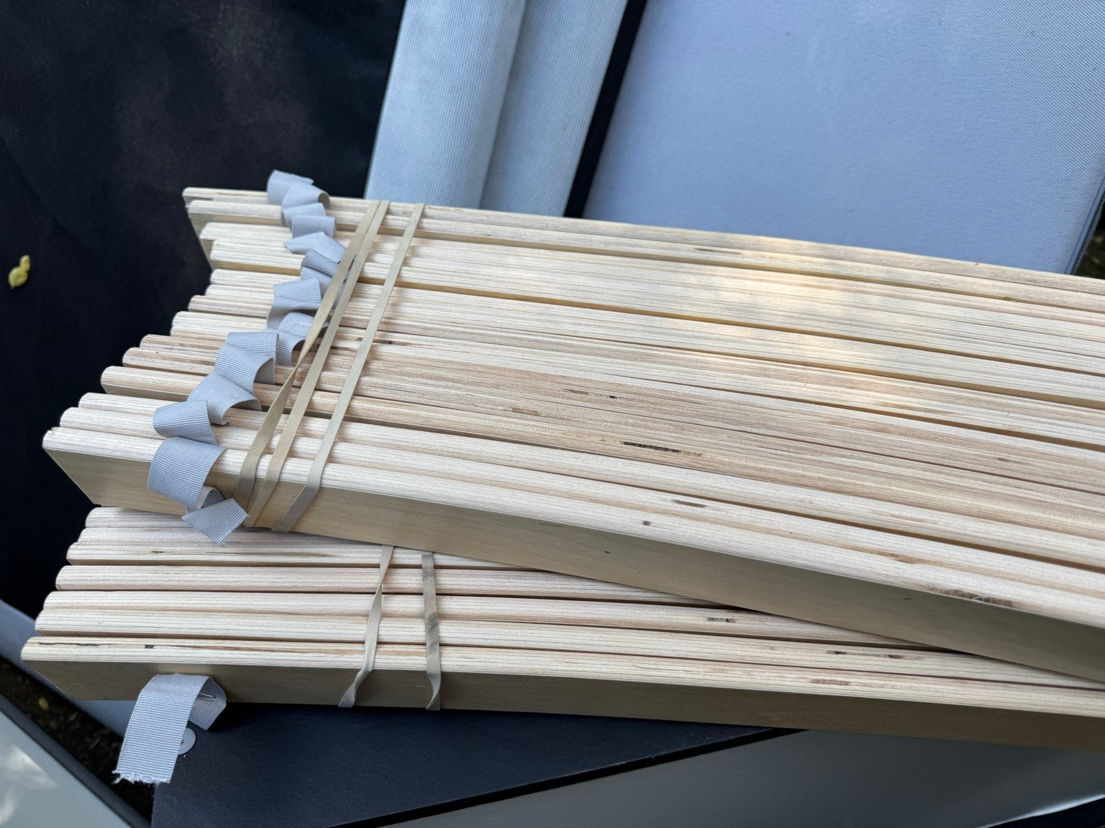 Twee IKEA LURÖY Lattenbodems, 80x200 cm, Huis en Inrichting, Slaapkamer | Matrassen en Bedbodems, Ophalen, Eenpersoons, Zo goed als nieuw