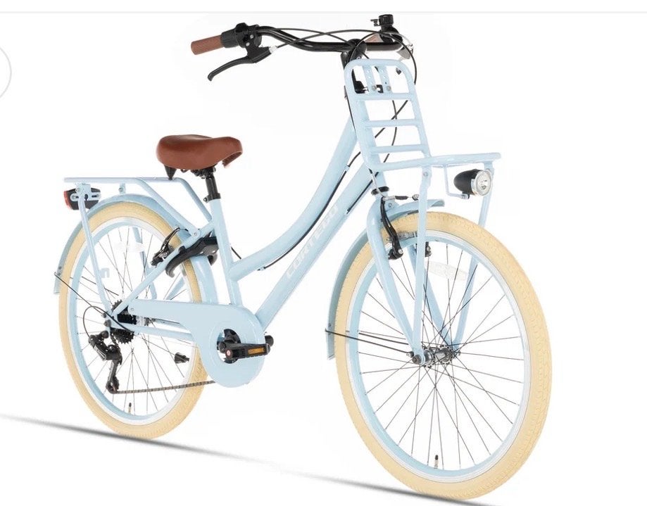 Transporter Meisjesfiets 26 inch - 7 Versnellingen - Blauw, Gebruikt, Velgrem, Versnellingen, 50 tot 53 cm