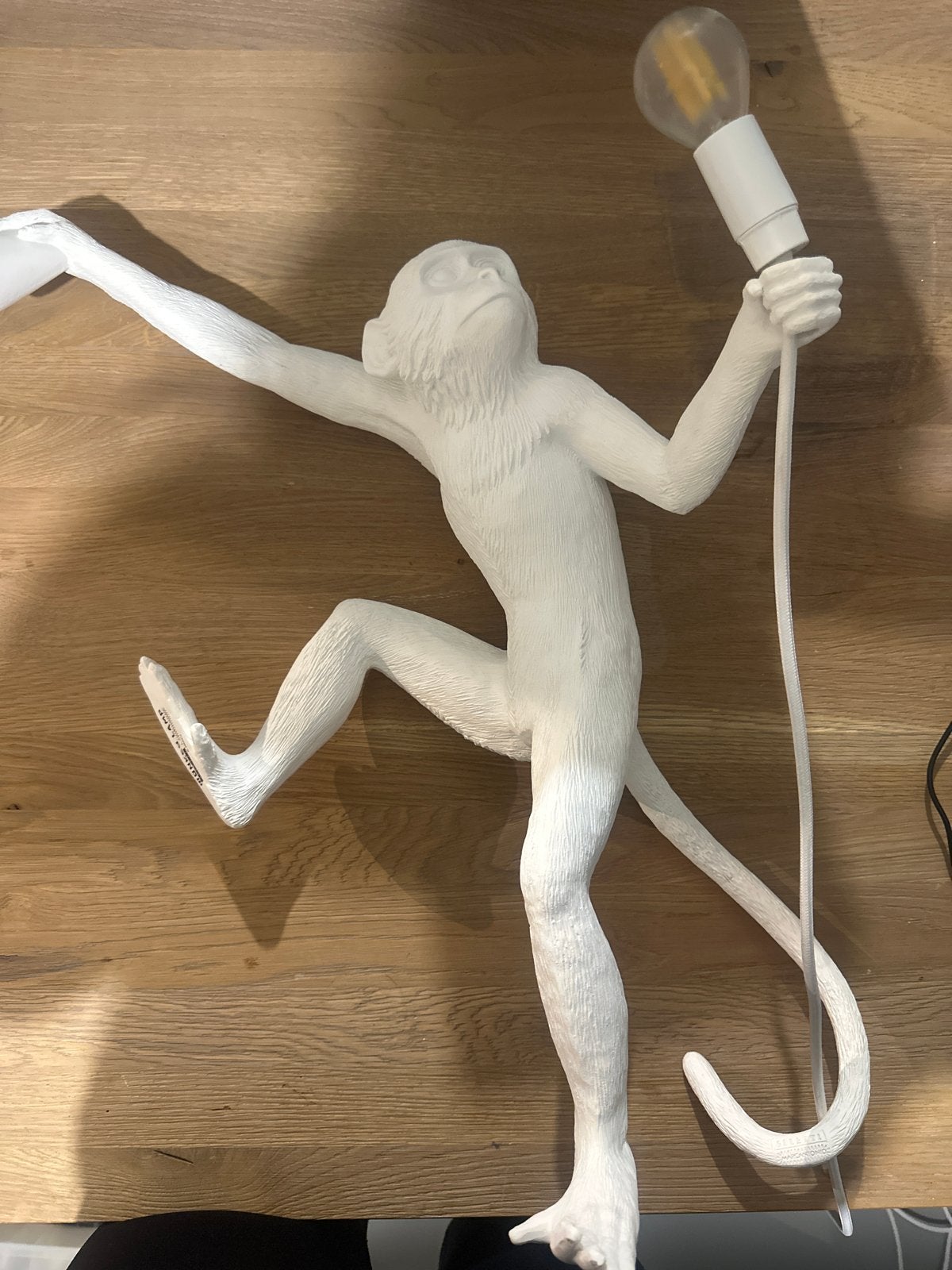 Seletti Monkey Lamp - Witte Apenlamp (Wandlamp), Ophalen, Wit, Overige merken, Kunststof