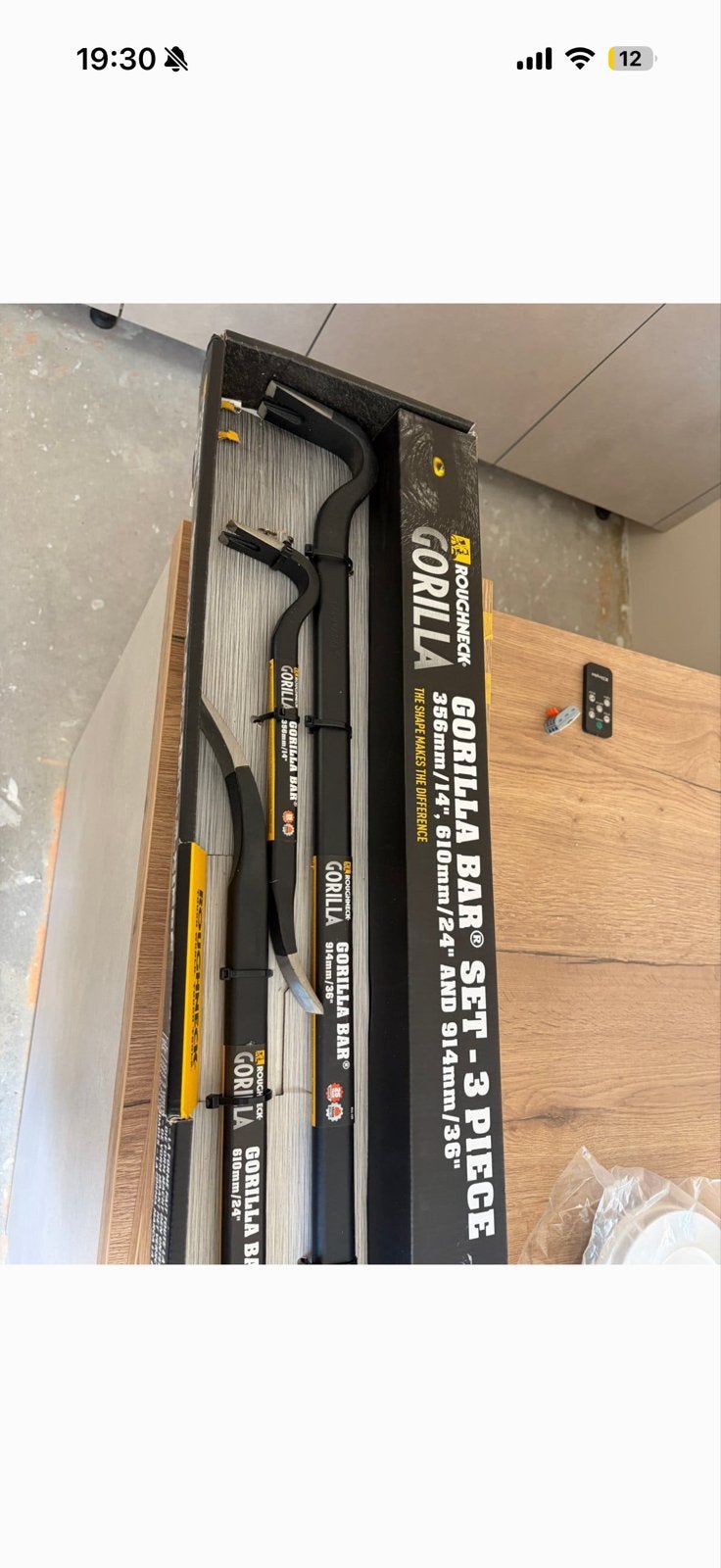 Gorilla Bar Set - 3-delige koevoetset, Doe-het-zelf en Verbouw, Gereedschap | Handgereedschap, Ophalen, Nieuw, Overige typen, Overige merken