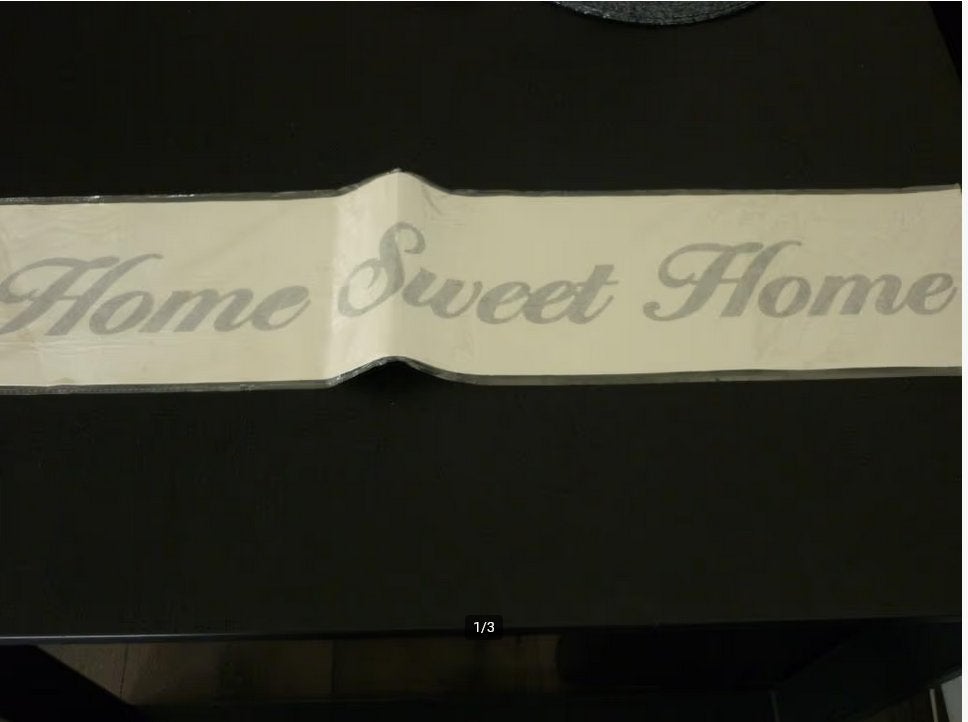 Home Sweet Home muursticker / spreuk voor aan de muur, Muursticker, Ophalen of Verzenden, Nieuw, Kunststof
