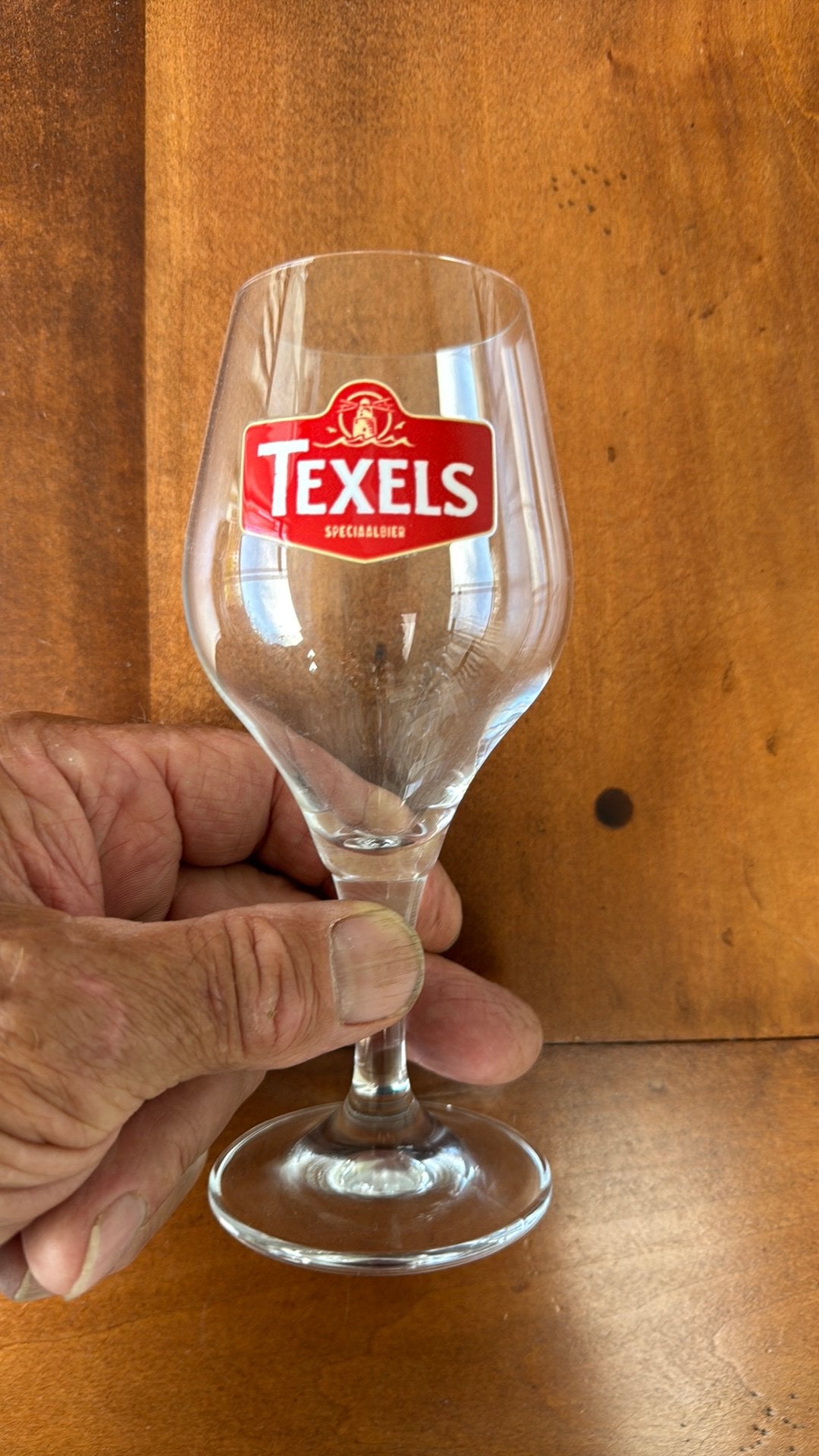 Glas 0,18 liter Texels speciaalbier, Ophalen of Verzenden, Zo goed als nieuw, Glas of Glazen, Overige merken
