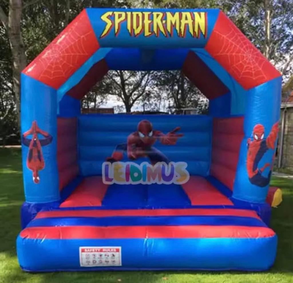Springkussen spiderman verhuur, Ophalen, Verjaardag