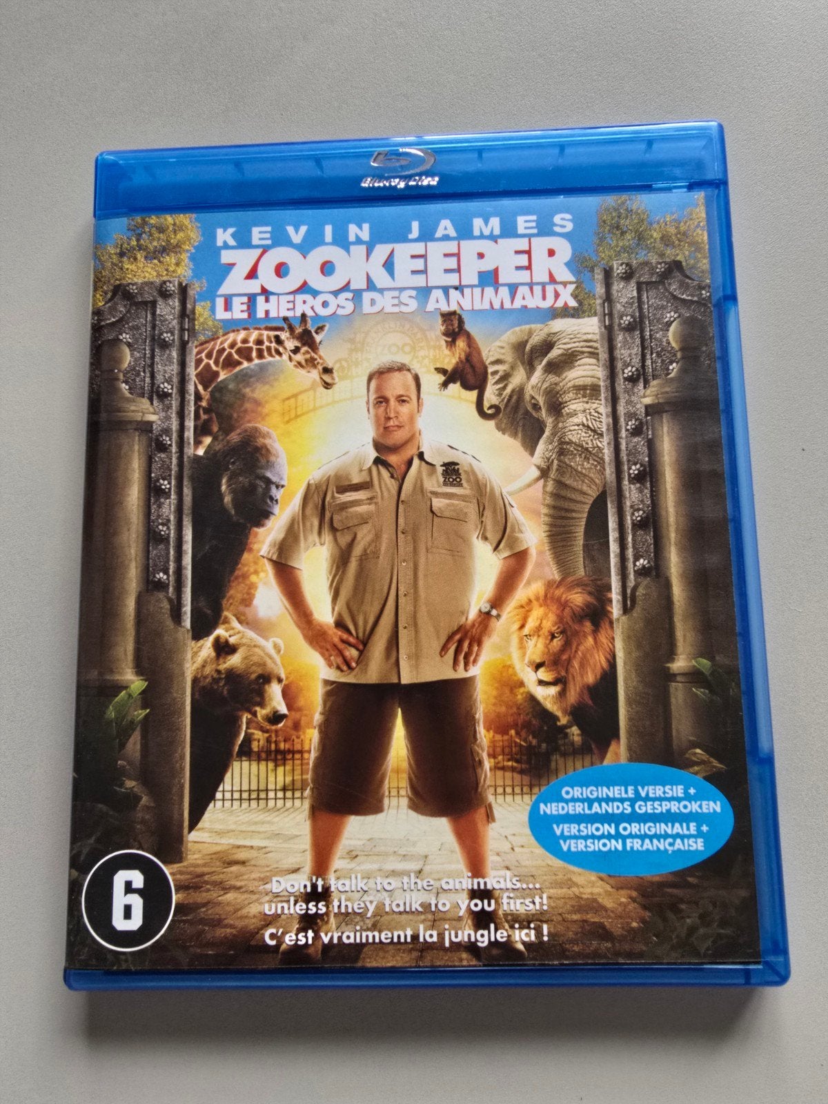 Blu-ray zookeeper, Nederlands, Film, Kinderen en Jeugd, Zo goed als nieuw