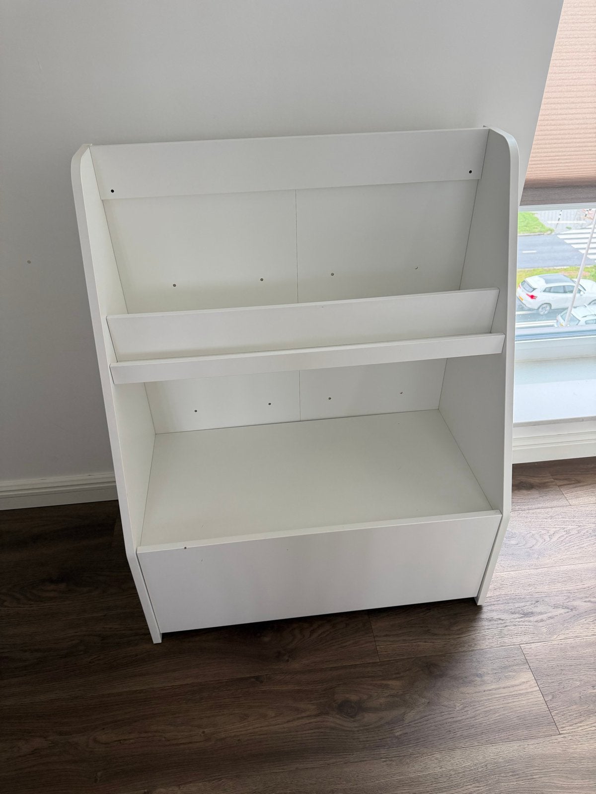 Witte Boekenkast met Lade - Ideaal voor Kinderkamer, Ophalen, Gebruikt, 100 tot 150 cm, 50 tot 100 cm