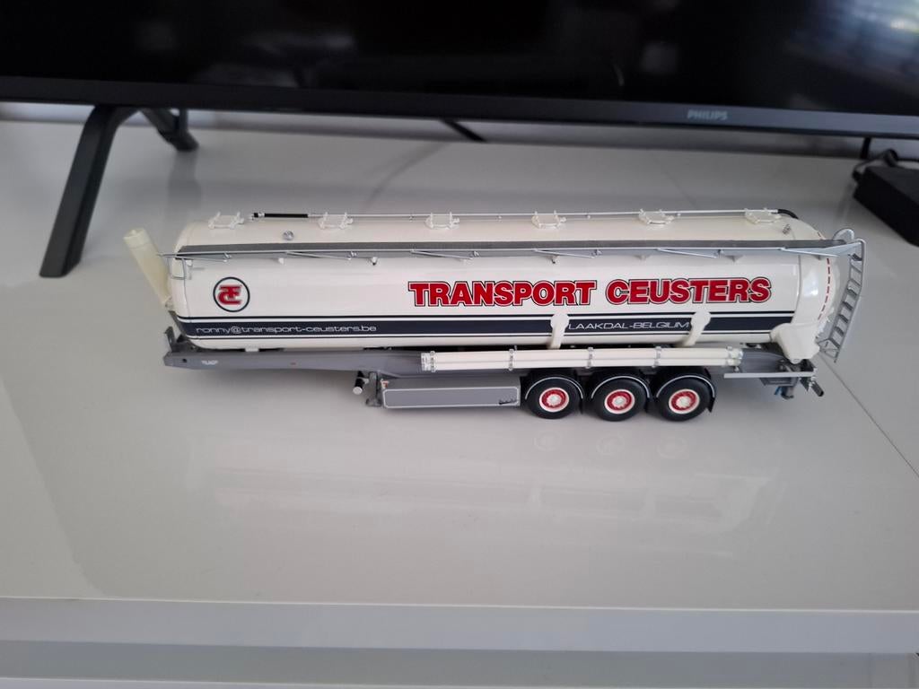 Tekno Ceusters silo, Hobby en Vrije tijd, Modelauto's | 1:50, Ophalen of Verzenden, Zo goed als nieuw, Bus of Vrachtwagen, Wsi