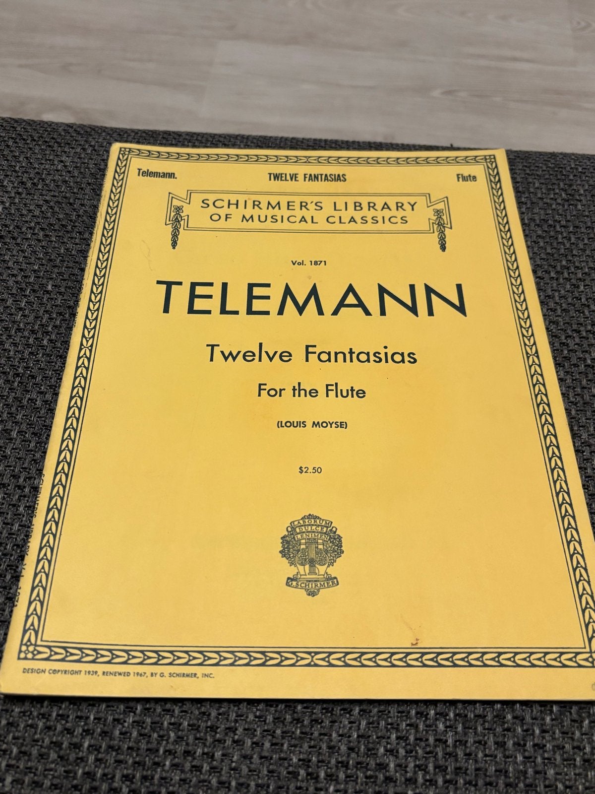 Telemann - Twelve Fantasias voor Fluit (bladmuziek), Muziek en Instrumenten, Gebruikt, Klassiek, Dwarsfluit of Piccolo, Ophalen of Verzenden