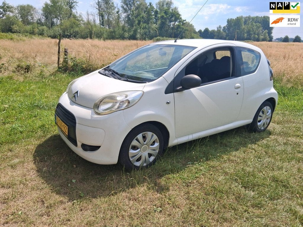 Citroen C1 1.0-12V Séduction, Auto's, Voorwielaandrijving, Stof, Gebruikt, Zwart