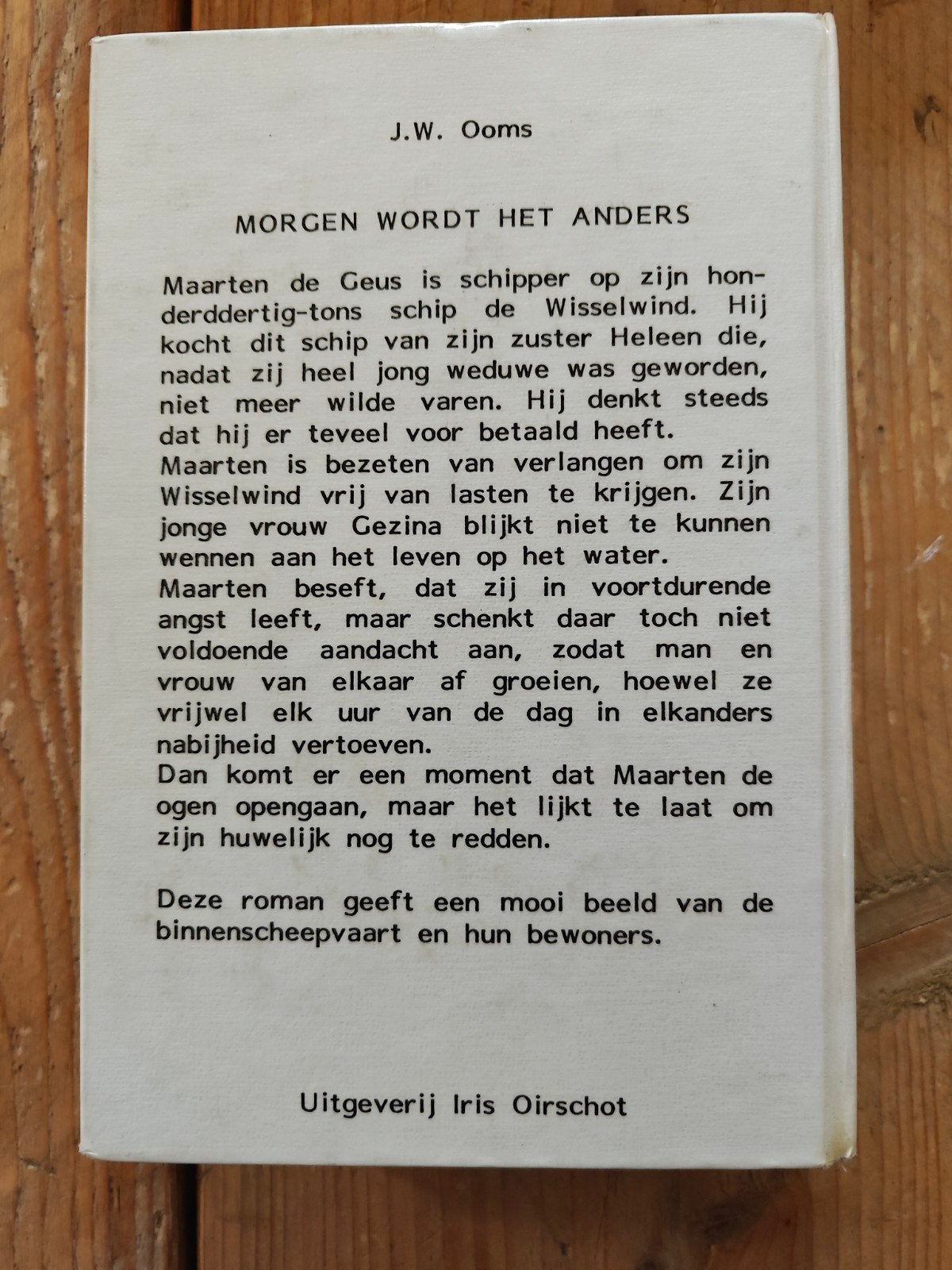 Morgen wordt het anders.  GROOT letter boek., Boeken, Ophalen of Verzenden, Gelezen, Noord-Brabant