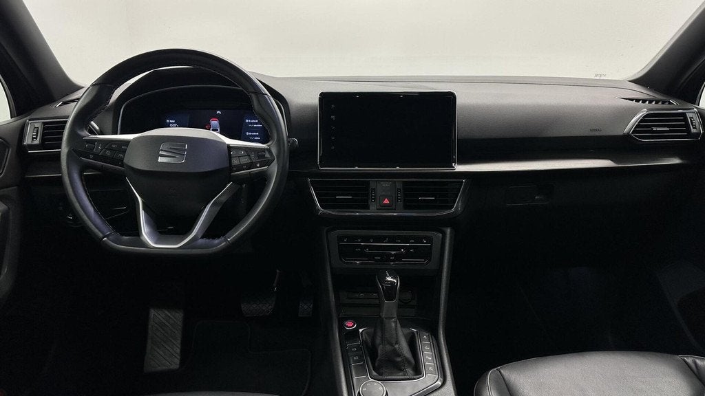 Seat Tarraco 1.4 TSI e-Hybrid PHEV Xcellence PANO-LEDER-LED-, Auto's, Seat, 4 cilinders, Zwart, Hybride Elektrisch/Benzine, Onderhoudsboekje
