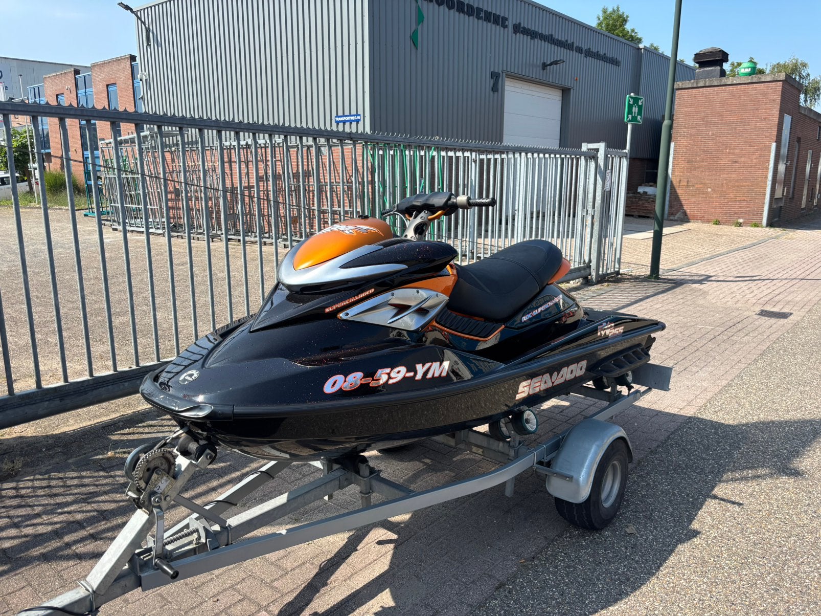 Seadoo Rxp 255 bj 2009 met trailer, Ophalen, Zo goed als nieuw, Benzine, 200 pk of meer