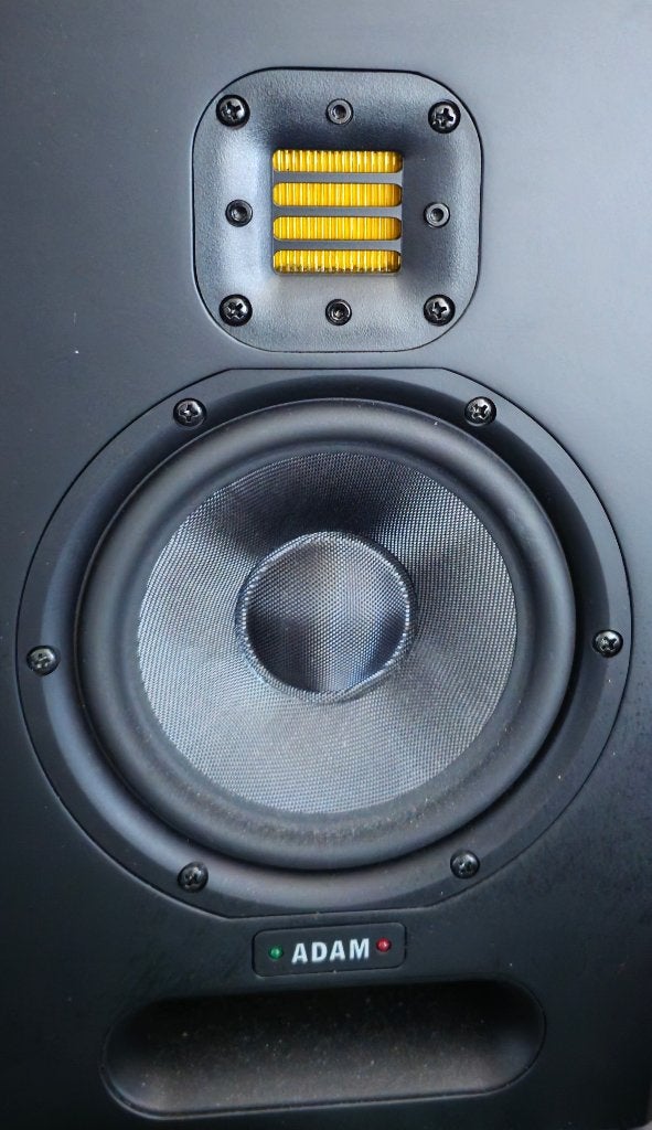studio monitors (actief) + andere gear., Studiomonitor, 120 tot 150 watt, Zo goed als nieuw, AUX-ingang