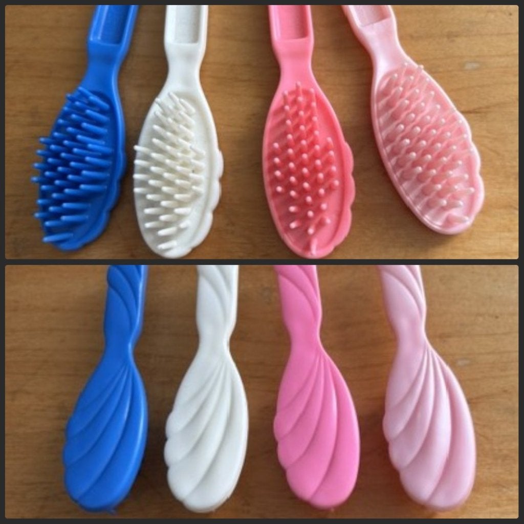 Vintage Barbie borstels 2x Malaysia & 2x China, Ophalen of Verzenden, Nieuw